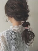 [weaves -SETAGAYA-] お呼ばれ編み降ろしアレンジ