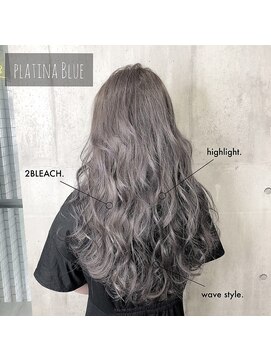 トゥーユー(to you...) 動きのあるプラチナブルーカラー☆