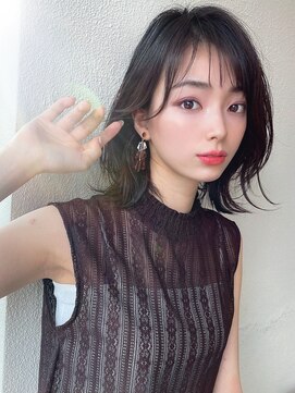 アフロート エル 錦糸町(AFLOAT L) 【ラルユー松宮】ラベージュ韓国シースルーバング髪質改善カット