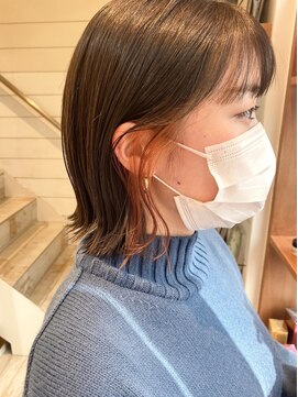 ネオリーブ アンド 渋谷店(Neolive &) 【neolive&】オレンジインナーカラー