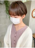 耳かけショート、マッシュショート、丸みショート、ワイドバング