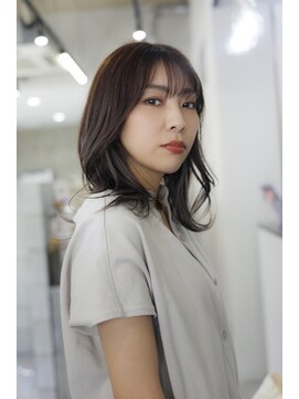 スラップス(SLAPS.) ミディアム　ハイライト　グレージュ