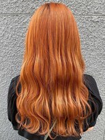 バブー バイ ビューティービースト アカデミー 広島店(ba-boo)&nbsp;ブリーチオンカラー/アプリコッ トオレンジ