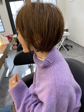 ヘアーテラス エム(hair terrace M) ゆったりショートボブ