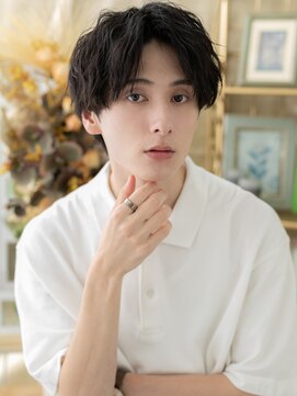 カバーヘア ブリス 大宮西口(COVER HAIR bliss) 黒髪ツーブロックパーマくせ毛風スパイラルc3大宮20代30代40代