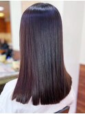 20代30代40代ショコラブラウン髪質改善カラー艶感ストレート