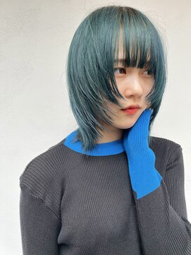 イリ(iLi) 【iLi×REN】ミントカラー/コバルトブルー/顔周りレイヤー