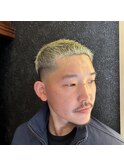 金髪フェード