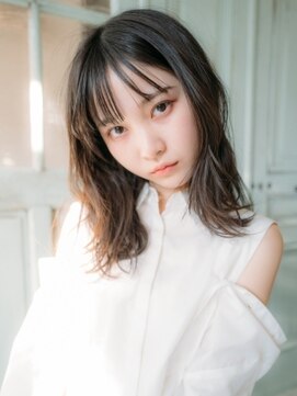 ディバイン ティエドゥール お花茶屋(divine tiedeur) モテ巻きセミロング