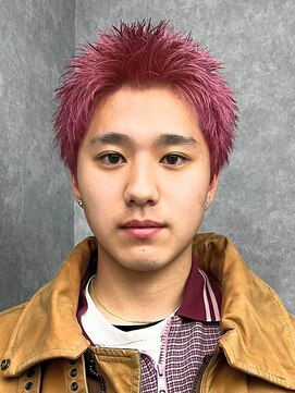 エルマーク 梅田中津(L-MARK) スパイキーショートザクザクショートアップバングツーブロック