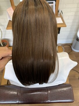 ライフ 住道店(Lyfe) シアカラーベージュ_髪質改善セミディロング_80