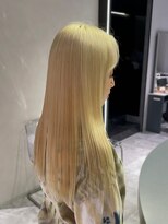 リアン バイ キートス(Lien by kiitos)&nbsp;抜きっぱなしブロンド/ハイトーン/色落ちしない/きれい/ロング