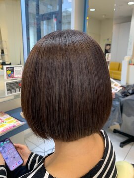 ヘアープレイスクリアライン 栄町店(hair place CLEAR LINE) 【ボブ×髪質改善メテオ】トステア/シルク架橋/メテオ