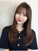 〇韓国風前髪×レイヤーカット