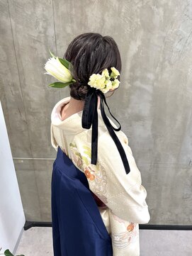 ノエル ヘアー アトリエ(Noele hair atelier) ☆シニヨン×生花☆