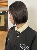サクラ オモテサンドウ(SAKURA) 美髪矯正でつくるボブ 髪質改善 切りっぱなしボブ 表参道