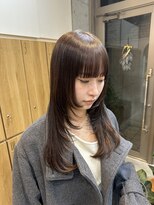 ガーデンエン 表参道(GARDEN eN)&nbsp;レイヤー×マロンブラウン