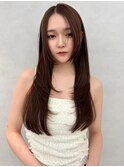 レイヤー/ネビージュ/韓国ヘア/イメチェン/縮毛矯正/中野/