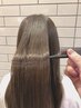 【新規】カット＋シークレットカラー+縮毛矯正＋ケアトリートメント【梅田】