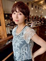 モク 大阪梅田店(MOK)&nbsp;【パーマでニュアンス】カーリーショート