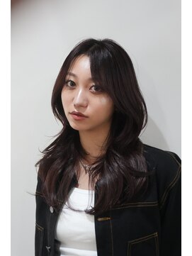 ミヨン 京都烏丸店(miyon) 【miyon】韓国レイヤーカット×暗髪カラー×髪質改善