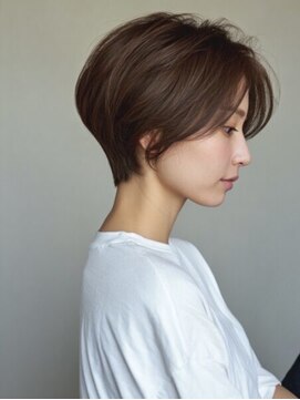 レリーノーブル 西宮北口(RelyNoble) くびれショート×美肌カラーで肌馴染み◎[西宮北口]