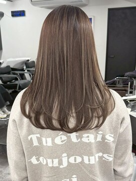 ジルブラン 土浦(JIL BLAN) ハイライトバレイヤージュダブルカラーケアブリーチ20代30代