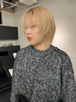 ステン(sten)&nbsp;ハッシュボブ×ベージュカラー