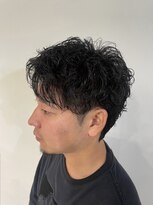 ニアウ 伊勢崎連取店(Niau) メンズスパイキーショートシャドウパーマメンズパーマ
