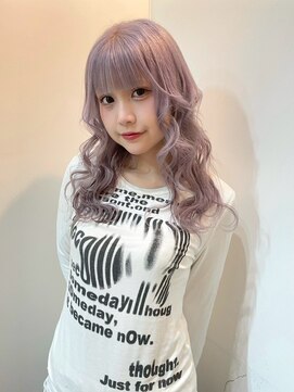 ラベンダーグレージュ/ダブルカラー