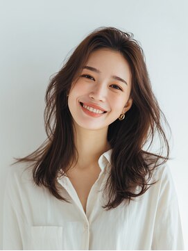 e.m.a プレミアムビューティーサロン 栄駅店(e.m.a PREMIUM BEAUTY SALON) レイヤーカット/イメチェン/外ハネボブ/美髪/ワイドバング/髪型