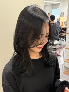 ケア 神戸(CARE) 小顔見せ◎顔周りレイヤーカット