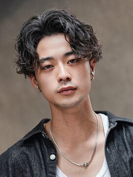 メンズヘアセンス 渋谷(MEN'S HAIR SENSE) フェザーパーマ/センターパート/ニュアンスパーマ/メンズ/眉毛