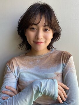 ブラウヘアアンドケア(care) 暗めのウルフスタイル