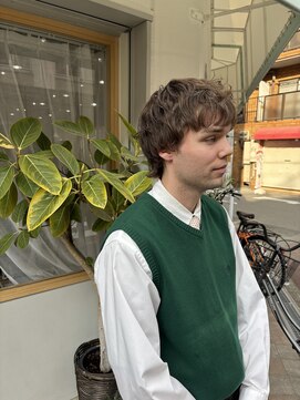 サンクチュアリ ウィズエデン 京橋店(Sanctuary with eden) マッシュウルフスタイル