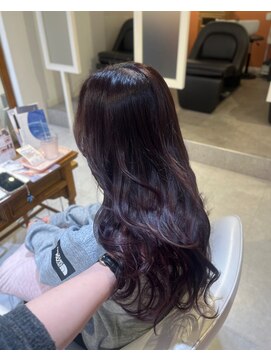 スペックホルダーミミ(Spec Holder mimi) ピンクブラウン×レイヤーカット2.19大人ガーリー