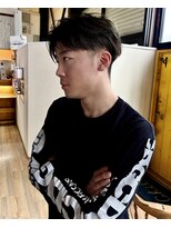 チル(Chill)&nbsp;吉倉心聖/men'sセンターパート×透明感オリーブ