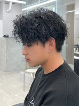 エルマーク 和歌山(L-MARK) センターパート/フェザーパーマ/カルマパーマ/men's