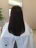 単品使用不可　お出かけ前にブロー仕上げ、コテ仕上げをさせて頂きます。