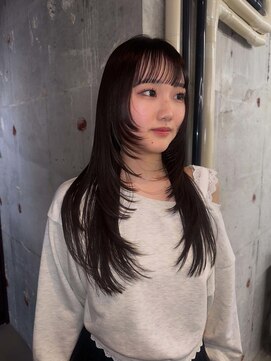 クレン(CLENN) layer cut / red coffe