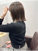 上品なブラウンボブ×カット・カラー・トリートメント