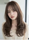 レイヤーカット顔周りレイヤーカット
