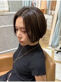 ●杉浦ショートボブ/顔周り/韓国/ブリーチなし/30代40代50代