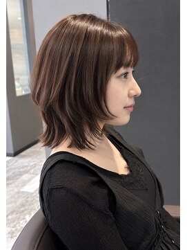 リオリス ヘア サロン(Rioris hair salon) レイヤー／ウルフボブ／ショコラブラウン