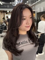 レブ 四条烏丸(Reb,)&nbsp;京都韓国風レイヤーカットミルクティーブラウンカラー