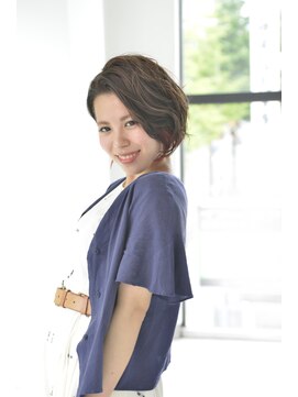 イメージア 鷺沼店(IMAGE A) ゆるボブ × イノセントアッシュ + ピンク