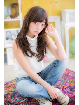 ミック 日暮里店(miq) クセ毛風バウンスカールで大人フェミニンロング