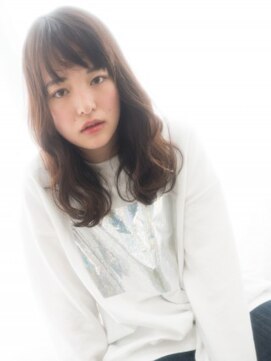 クアトログランシュ ひたちなか店(QUATRO×GranCieux) 【可愛すぎてヤバい】2017S/S黒髮波ウェーブセミロング