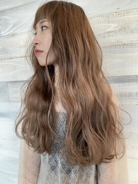 マグサロンギャラリー(Mag salon gallery) ベージュ /グラデーション/ハイライト/ピンクベージュ/20代30代