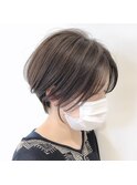 30代40代/グレージュ/ハイライト/ショート/ボブ/武蔵新城/くびれ